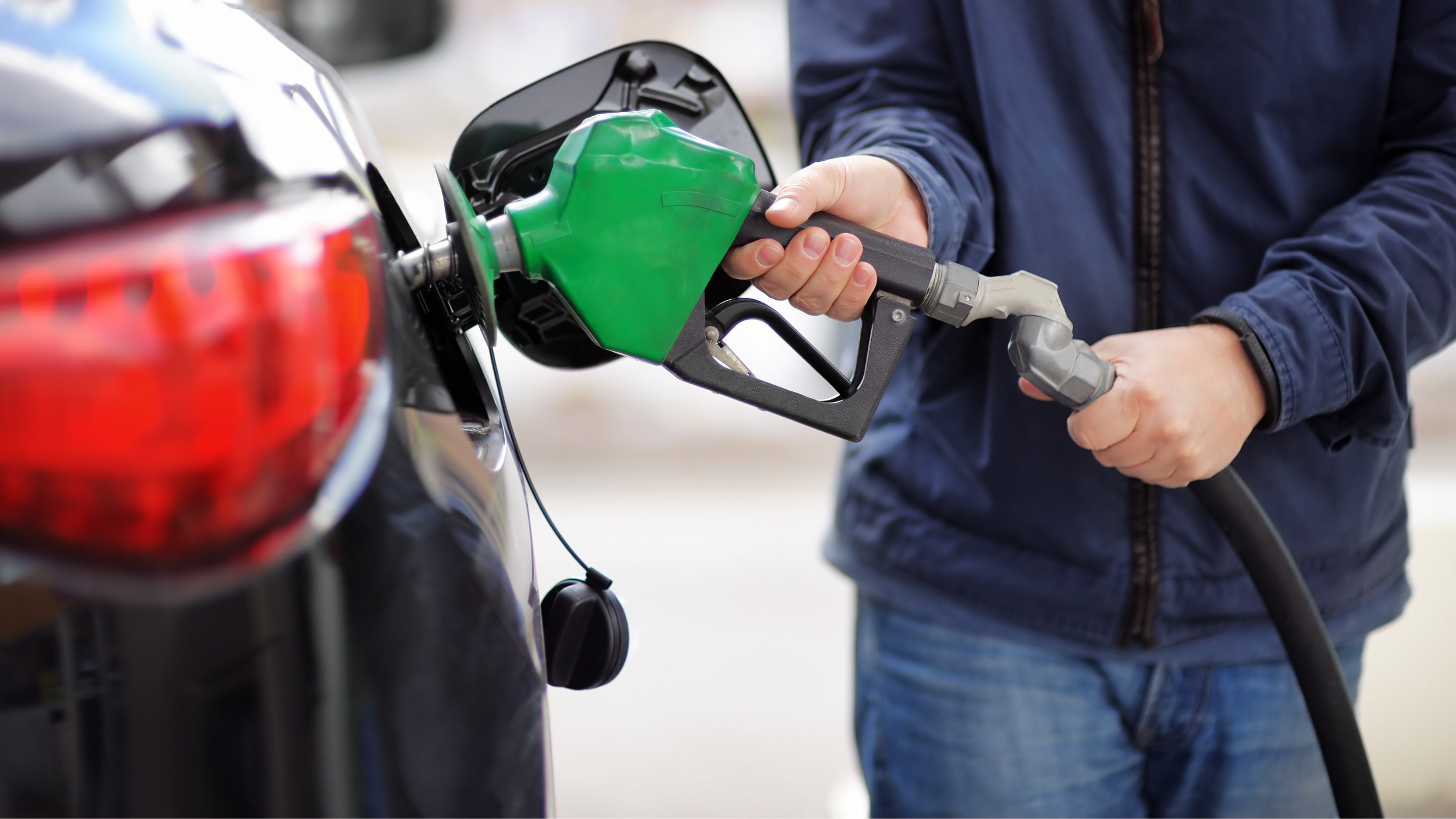gas pumping into a car