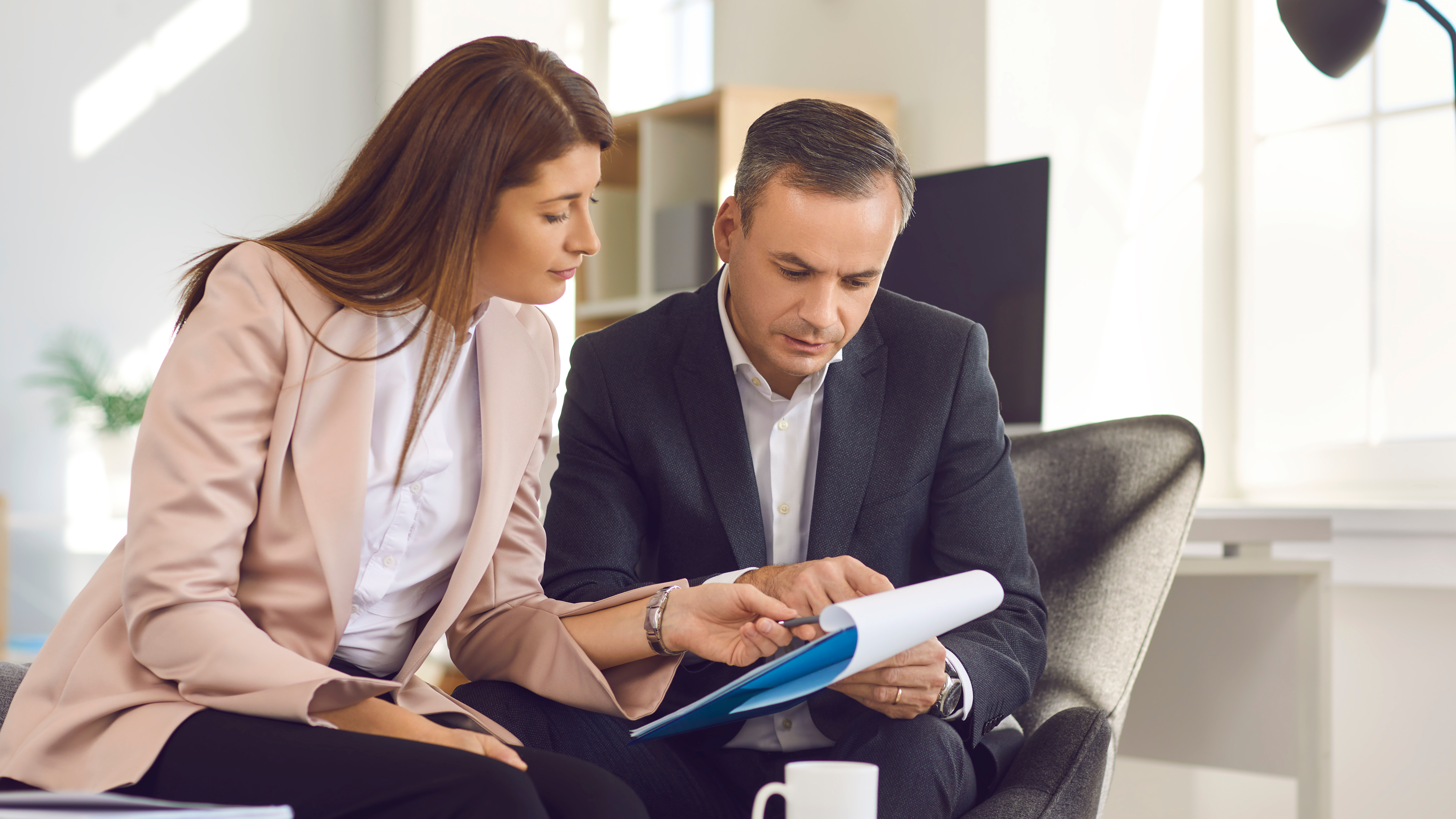 Person talking about term life insurance